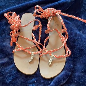 Colin Stuart wrap sandals